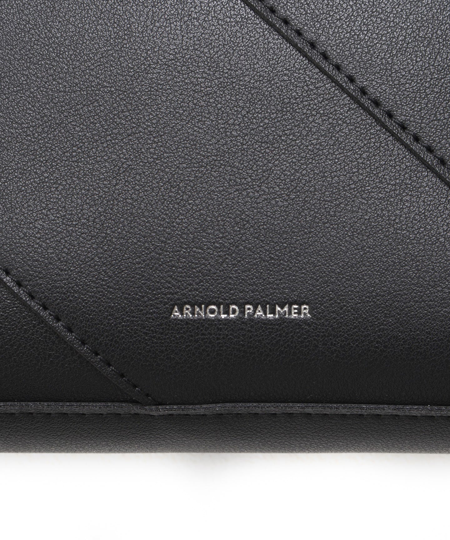 Arnold Palmer フェイクレザー パネルショルダーバッグ